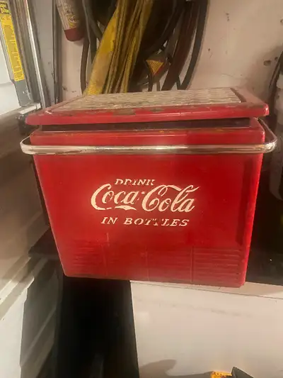 I have a old coke cola cooler for sale $200