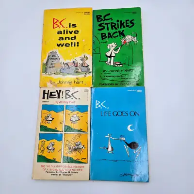 B.C. Comic Strip By Johnny Hart Book Paperback Lot Of 4 Books Vi, View more