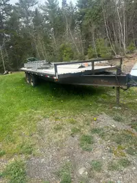 Heavy deck over trailer 20x8 ft