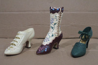 miniature Just The Right Shoe  lot of 3 for sale