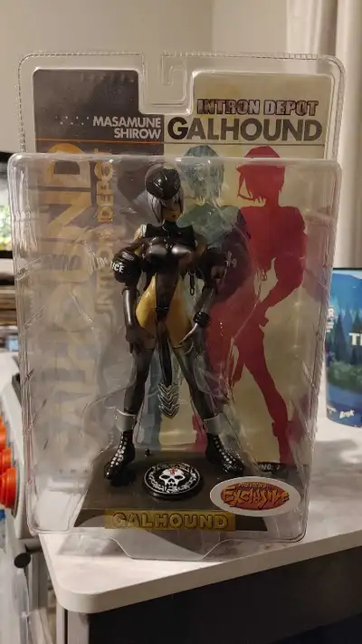 Previews exclusive Yamato MASAMUNE SHIROW Intron Depot GALHOUND PVC Statue Action Figure. Please see...