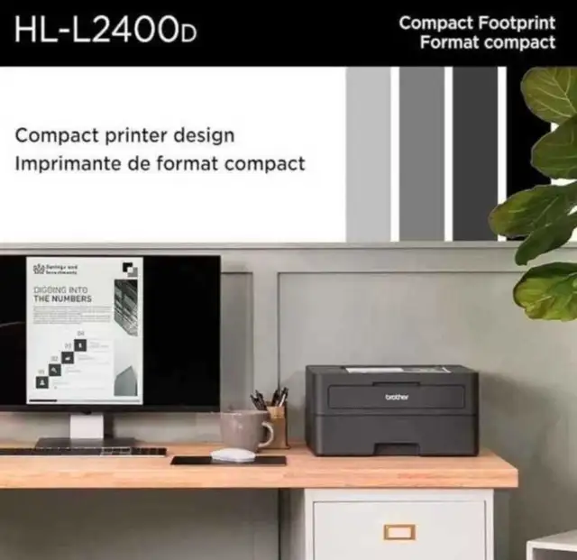 Brother HLL2400D Monochrome All-In-One Laser Printer in Printers, Scanners & Fax in Mississauga / Peel Region - Image 8