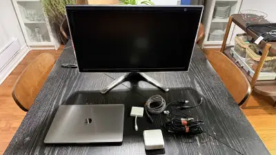 2017 MacBook Pro 4-Port + Monitor & Accessories, View more