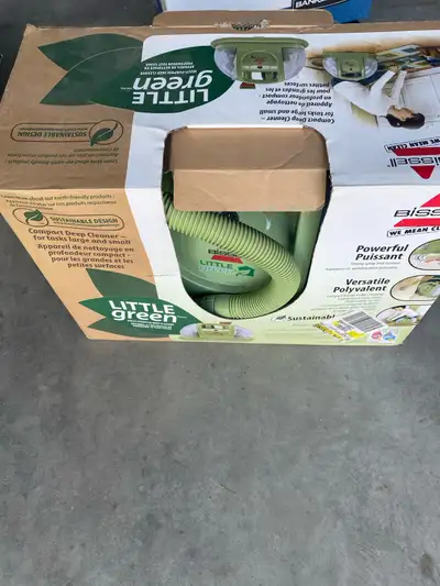 This Bissell Little Green compact carpet cleaner is perfect for tackling spills and stains on carpet...