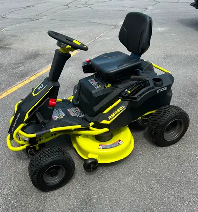 Ryobi RM480E Electric Riding Lawn Mower, View more