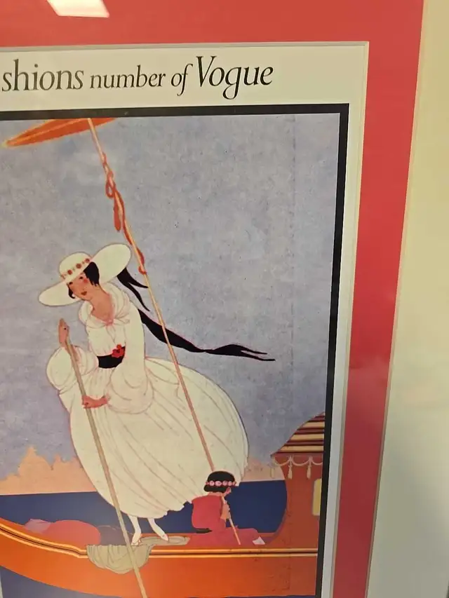 Vintage Vogue Art Print June 1 1916 Summer Fashion Cover Wall Ar in Arts & Collectibles in St. Catharines - Image 6