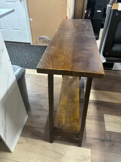 Inspire Volsa Console Table in Walnut, View more