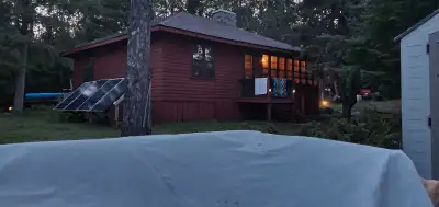 Escape to Black Sturgeon Island with this cozy cabin for rent! This charming 10 acre retreat feature...