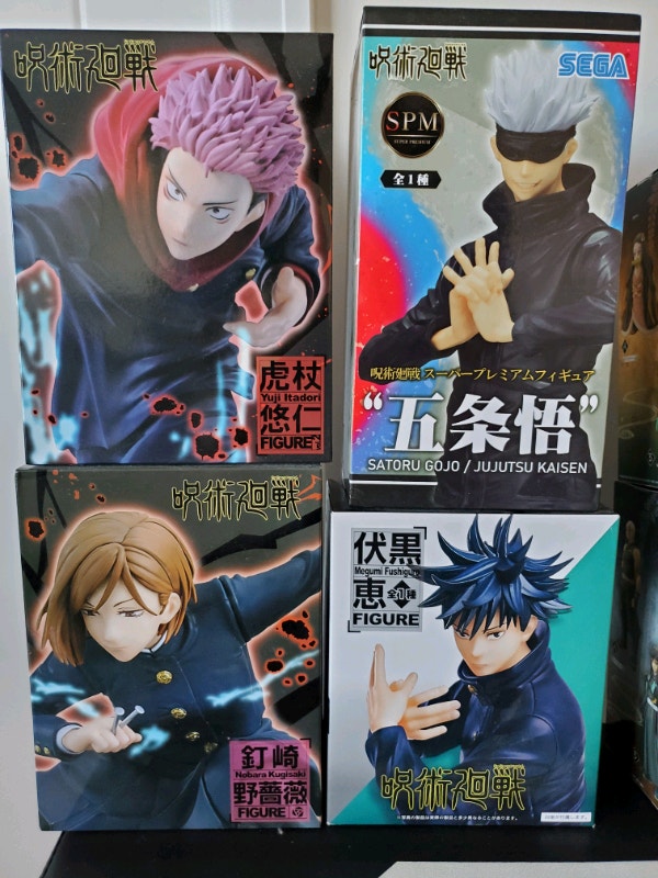 Anime Figures Demon Slayer, Jujutsu Kaisen and My Hero Academia Arts