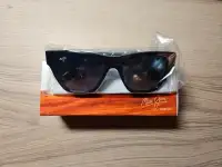 BRAND NEW Maui Jim Ekolu Sunglasses - Black + Dual Mirror Lens