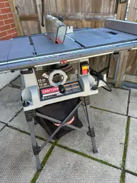 Tools: 10” table saw, router, drill press. 