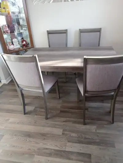 dining room table and 6 chairs, View more