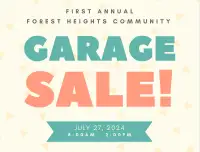 FOREST HEIGHTS COMMUNITY GARAGE SALE