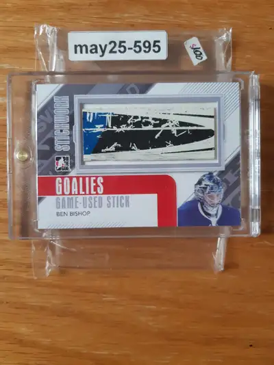 2014 ITG StickWork Ben Bishop Silver Game Used Stick GGUS-55, View more