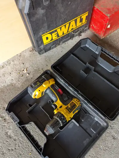 Dewalt DC720, Corded Drill Driver, with two 18 Volt batteries, View more