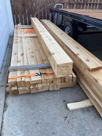 Cedar boards/beams rough cut for sale