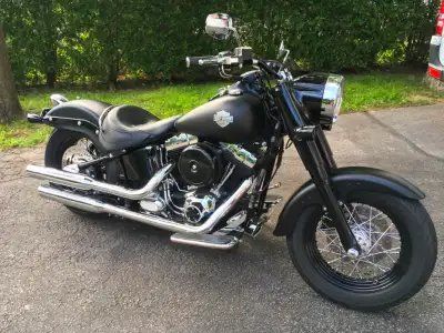 HD 2013 modifié chez Harley St Hyacinthe en 2013 (coût de 6200$) et ajout d'un pare brise avec sacs...