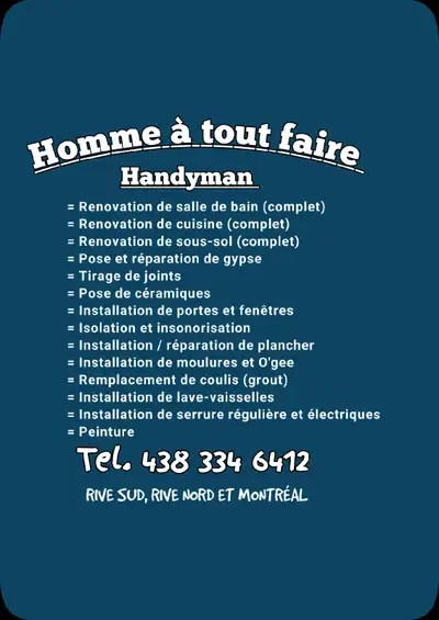 Handyman :: Homme à tout faire, View more