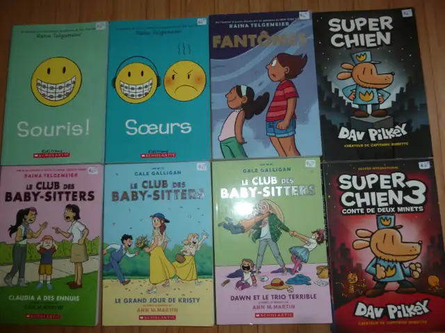 FRENCH BOOKS - GRAPHIC NOVELS (see list) in Children & Young Adult in Mississauga / Peel Region - Image 2