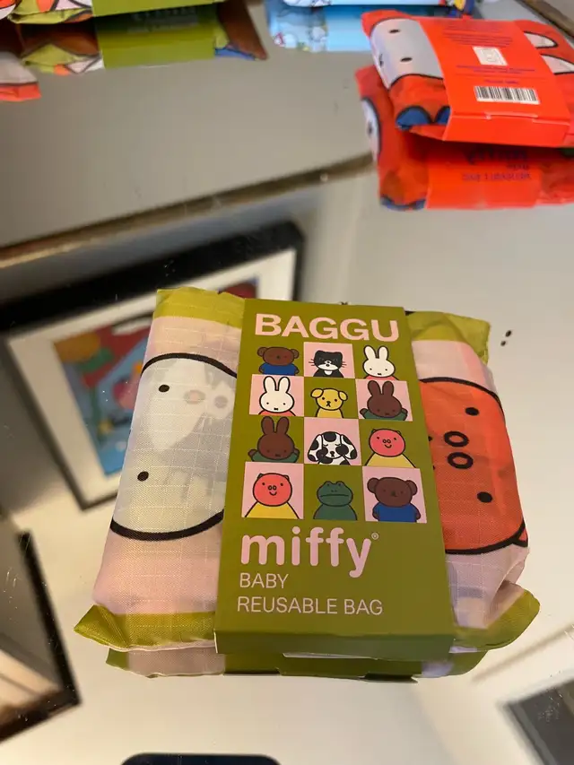 Baggu Baby Sized Miffy & Friends Reusable Bag NEW 63804731906691120