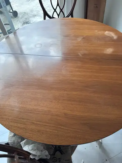 Maple Dining Table with 3 Leaves, View more