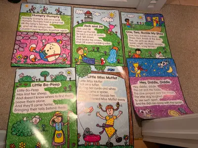 New Kids Colorful Nursery Rhyme posters, View more