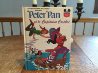 PETER PAN et le Capitaine Crochet  rare an 1977 idée de cadeau