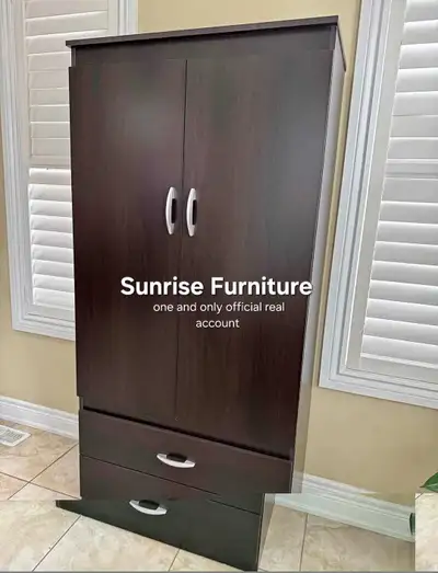 Wooden Wardrobe 2 Door Wardrobe New Cupboard Cabinet Almirah, View more