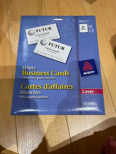 $5 per kit. Business card kit contains 10 sheets. Each Sticker kit contains 3 heart shaped stickers...