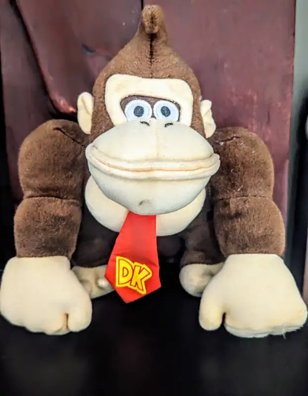 Donkey Kong Plush Toy - 10" tall by 9" wide64639723787778120