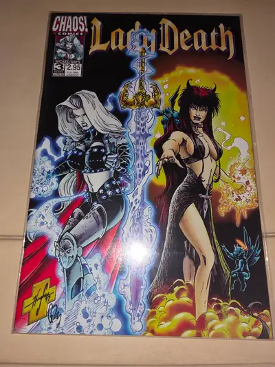 Lady Death #3 Series April 1996 Chaos Comics Magazine Novel, View more