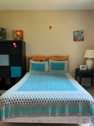 Furnished bedroom on main floor for rent. Female only. Aug 1st.