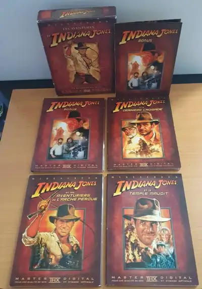 Comme Neuf Français Full Indiana Jones 4DVD Trilogy Complete $24, View more
