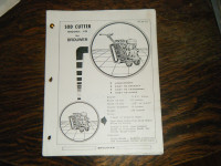Brouwer 10 Sod Cutter Parts List