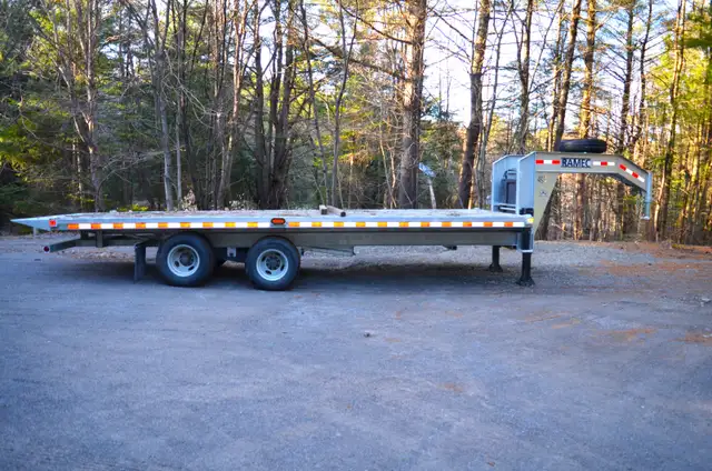 TRAILER Plate-Forme GOOSENECK Galvanisé 2023 8' x 24' in Cargo & Utility Trailers in Laurentides - Image 4