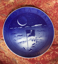 Royal Copenhagen Moon Landing Commemorative Plate