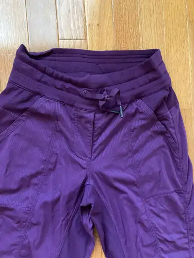 Lululemon skinny studio 3/4 pants, View more