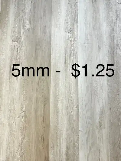 Prices vary from $1.25/sqft to 2.19/sqft Please contact us for more details Luxury SPC Vinyl Plank F...