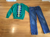 Boys jean and sweater