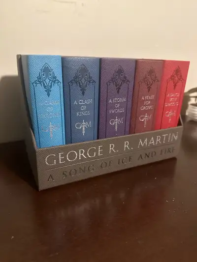 George R.R. Martin A Song of Ice and Fire Leather-Cloth Box Set, View more