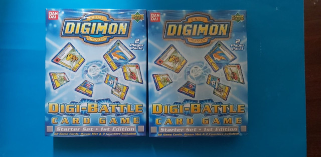 Digimon - Digi Battle Card Game Starter Set (1st Ed.) SEALED1999 in Toys & Games in Markham / York Region - Image 2