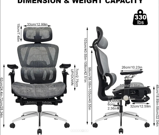 Ergonomic Chair 508 in Chairs & Recliners in Markham / York Region - Image 3