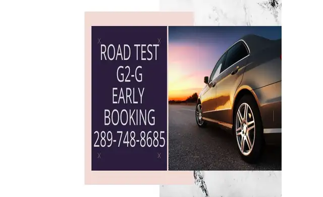 EARLY ROAD TEST BOOKING OF G-G2, DRIVING CLASSES