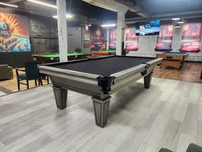 Brand New in stock We deliver and install! 1” slate! No MDF! High quality and luxury billiard tables...