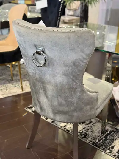 Velvet dining chairs near me brand new, View more