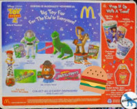 Set of Canadian 1999 Toy Story 2 McDonald's Candy Despensers