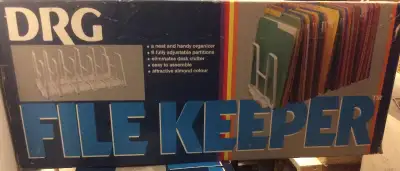 DRG Filekeeper Desk File Organizer, View more