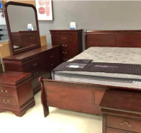 BRAND NEW - SOLID WOOD BEDROOM SETS ON SALE! TEXT TODAY!