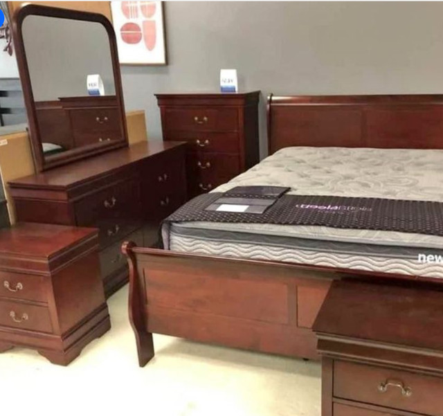 BRAND NEW - SOLID WOOD BEDROOM SETS ON SALE! TEXT TODAY! in Beds & Mattresses in Mississauga / Peel Region