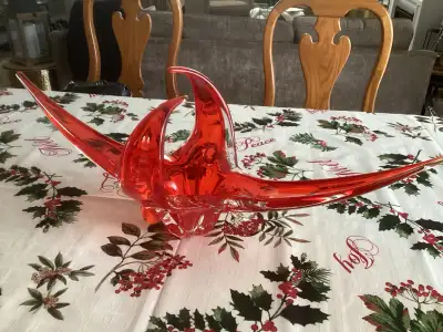 MCM VINTAGE Glass Centrepiece, View more